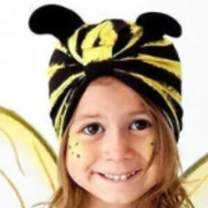 Posh Peanut HALLOWEEN costume, Baylor-Sawyer Bumblebee turban, One Size, NWT
